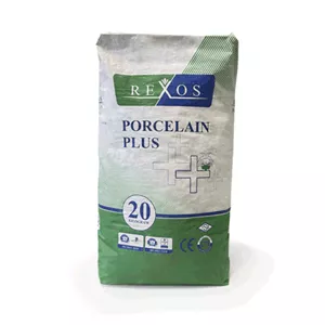 چسب کاشی پرسلان اسلب رکسوس مدل porcelain plus 20 کیلویی