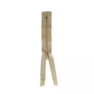 زیپ معمولی 20cm بژ(دنده 4)