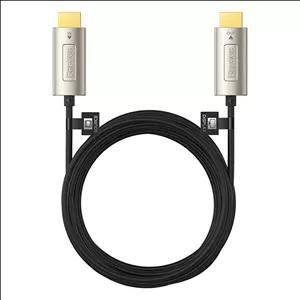 کابل  HDMI به HDMI 4K فیبر نوری باسئوس مدل WKGQ050101 طول 10متر