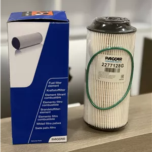واردات فیلتر گازوئیل کوتاه داف یورو 6 برند پاکار کد فنی 2277128 DAF Euro 6 short diesel filter, brand paccar
