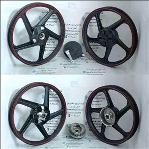 رینگ اسپرت جلو و عقب دیسکی (با درب لنت) (سایز رینگ عقب 18) کامل ساوینی MKZ