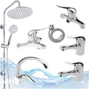 مجموعه 7تکه شیرآلات دنیز همراه علم دوش آب و هوا