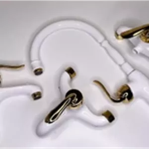ست کامل 4 تکه مدل آتوسا رنگ سفید طلا آیدا