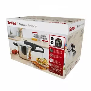زودپز تفال(TEFAL) مدل Secure Trendy ظرفیت ۶ لیتر استیل