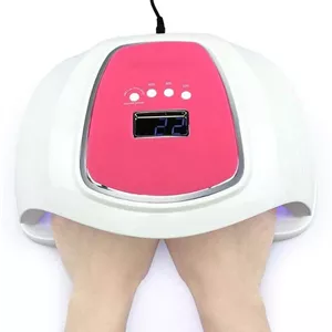 دستگاه لاک خشک‌کن ناخن حرفه‌ای دو دست با لامپ UV/LED 72W PLUS برند KL_PLUSS