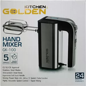 همزن برقی گلدن مدل GK-100(HAND MIXER GOLDEN)