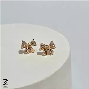 گوشواره پاپیونی ژوپینگ کد ١٠٢٧