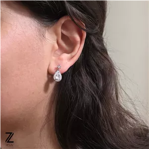گوشواره نگین دار کد ۱۰۷۲