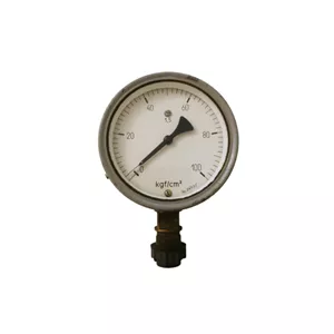 گیج فشار (پرشر گیج) 0 - 100 بار صفحه 10 سانت