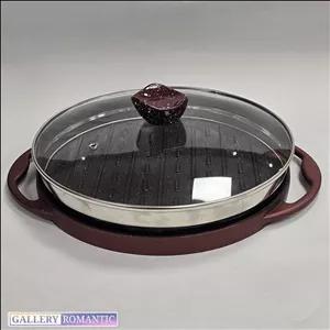 تابه گریل چدن گرانیت دوطرفه سام ست قطر 30(پس کرایه)