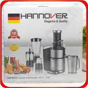 آبمیوه گیری 4 کاره دیجیتال هانوور مدل 1701