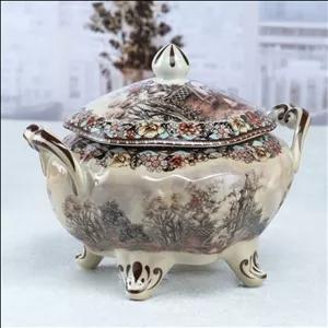 شکلات خوری چینی BAVARIA گرد لارج مدل گاردن دیت کد 004A با ارسال رایگان 