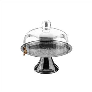 کیک خوری پایه دار و درب دار گلدکیش مدل آنجل کد GK806110 (پس کرایه) 