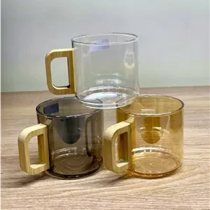 نیم لیوان پیرکس دسته بامبو