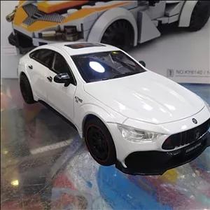 ماشین فلزی صدادار چراغ دار سری بنز