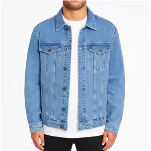 کت جین مردانه شست آبی | استایل شیک و روزمره مناسب چهار فصل کد 2006