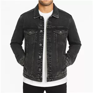 کت جین مردانه با شست کاستوم | استایل شیک و مینیمال مناسب تمام فصول کد 2004