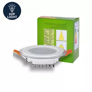 چراغ هالوژن ۹ وات گلاریس دایره ای پارس شعاع توس کارتن ۵۰ عددی