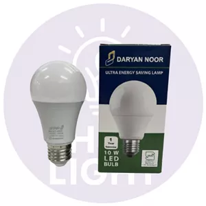 لامپ حبابی 10 وات LED  داریان نور