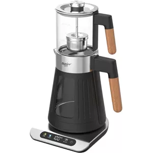 چای ساز مایر مدل MR6635 ظرفیت ۱.۷ لیتر با کتری شیشه‌ای
