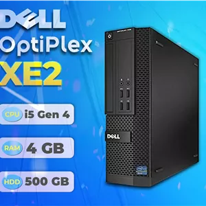 مینی کیس دل مدل XE2 نسل 4 رم 4 هارد HDD 500 Gig (استوک)