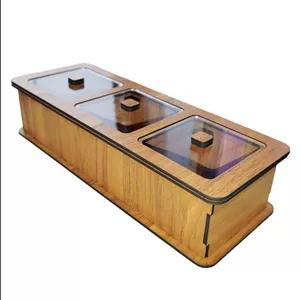 جعبه پذیرایی سه خانه هلیاگیفت مدل پاشا