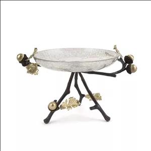 شیرینی خوری شیشه ای بلوط 20 سانت برند ریتون 