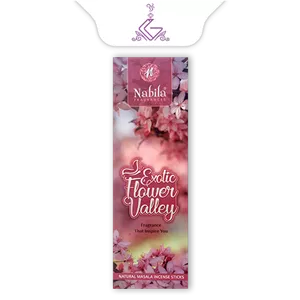 عود شاخه ای دست ساز دره گل‌ اگزوتیک EXOTIC FLOWER VALLEY برند نابیلا NABILA