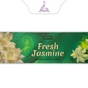 عود شاخه ای دست ساز 100گرمی جاسمین/یاس FRESH JASMINE  برند ناندیتا NANDITA
