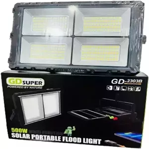 پرژکتور نور کمپینگ با پنل خورشیدی GD-2303A