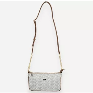 کیف دخترانه دوشی  مایکل کورس چرم سفید Michael Kors