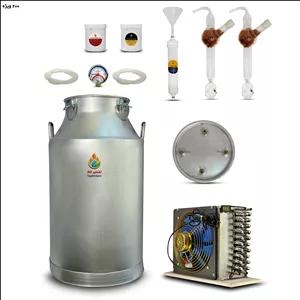 دستگاه عرق گیری ویژه 200 لیتری با کندانسور استیل سایز 1 اسب