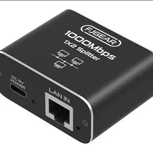 اسپلیتر شبکه1به2 RJ45 با سرعت 1000 مگابیت بر ثانیه