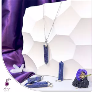 آویز سنگ لاجورد منشور کد N64