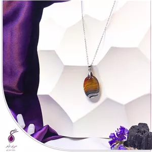 آویز سنگ عقیق کد N81