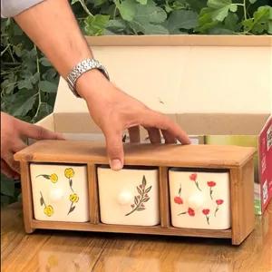 فایل  | دراور | پاسماوری سرامیکی با استند چوبی