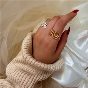 انگشتر مارپیچ مینیمال فشن کد AN00166
