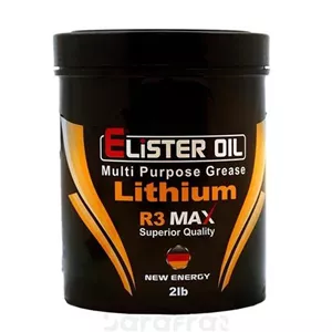 گریس الیستر نسوز لیتیم R3 مدل 2 پوندی
