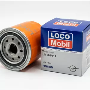 فیلتر روغن هایما S5، S6 و S7 توربو شارژ لوکومبیل مدل LO 666/114 با بیمه ایران