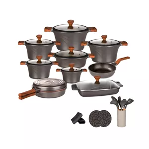 سرویس پخت و پز ۲۸ پارچه کاندید مدل سزار با پوشش نچسب و طراحی مدرن