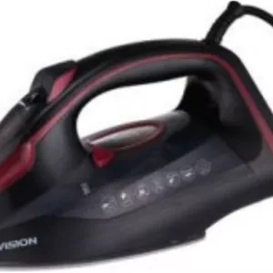 اتو بخار دستی ایکس ویژن مدل SW-629B با طراحی قرمز مشکی