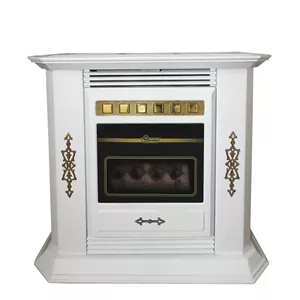 شومینه گازی ایران شرق مدل بنیامین 250 شیشه کوچک با پره