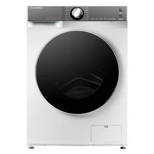 ماشین لباسشویی 9 کیلوگرمی پاکشوما مدل BWF-40108 WT رنگ سفید درب کروم