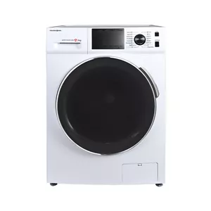 ماشین لباسشویی 9 کیلوگرمی پاکشوما مدل BWF 40916 WT رنگ سفید درب کروم