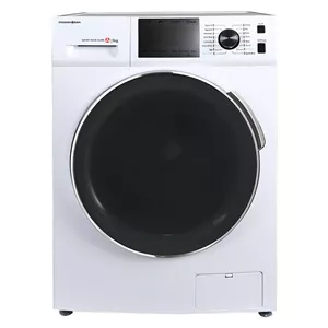 ماشین لباسشویی پاکشوما 9 کیلوگرمی مدل BWF 40116 i WT رنگ سفید درب کروم