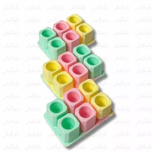 قالب سیلیکونی یخ لیوانی طرح استنلی (۶ خانه)