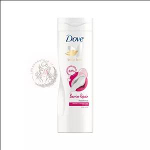 لوسیون بدن داو مدل Body Love Barrier Repair حاوی پنتنول، 72h محافظت و تقویت پوست در 7 روز، 400 میل اصل