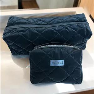 کیف آرایش لحافی مشکی باهلز bahels