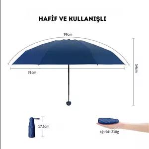 چتر سبز رنگ جنرال برند  با پوشش مخصوص (چتر کپسولی)