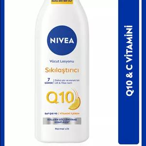لوسیون بدن ویتامین C سفت کننده Q10، 250 میلی لیتر و لوسیون بدن شکوفه گیلاس، 400 میلی لیتر، مرطوب کننده